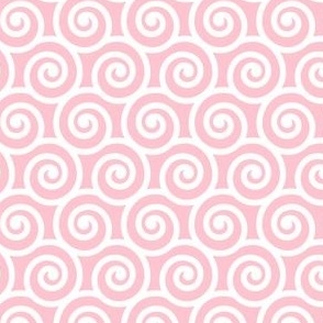 Bold Swirls on Pink FFC4CF: Extra Small