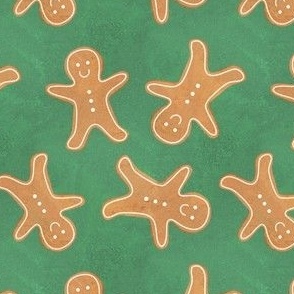 Gingerbread man - green