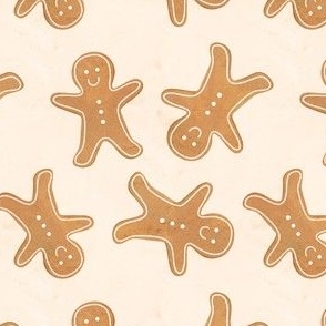Gingerbread man - cream