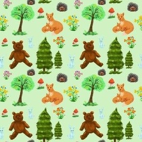Animals in the forest  