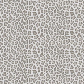 taupe beige leopard small