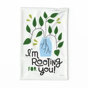 Rooting for You Tea Towel