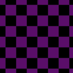 checkerboard black and purple