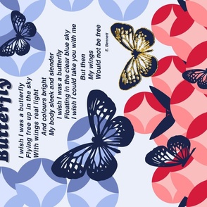 Butterfly Poem - Wall Hanging
