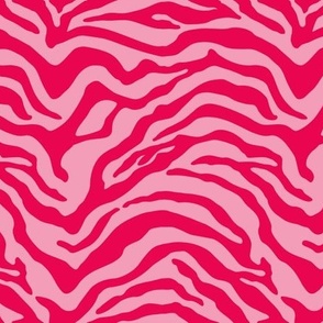 Pink tone on tone zebra print 