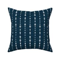 rustic mud cloth on navy blue texture