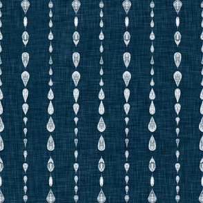rustic mud cloth on navy blue texture