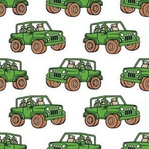 Medium Scale Jeep 4x4 Adventures Off Road All Terrain Vehicles in Green