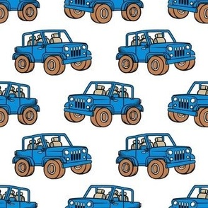 Medium Scale Jeep 4x4 Adventures Off Road All Terrain Vehicles in Blue