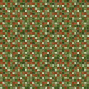 christmas blanket green small scale