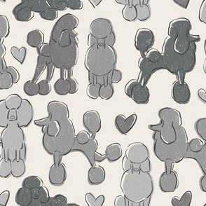 Poodle Love-Grey (smaller)