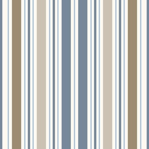 Calm Winter Meadow Stripes / Large