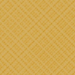 Diagonal Plaid-ish Texture on Mustard