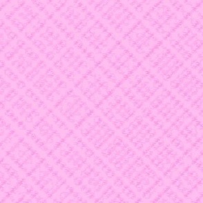 Diagonal Plaid-ish Texture on Light Jam Pink