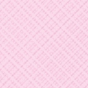 Diagonal Plaid-ish Texture on Light Bubblegum Pink