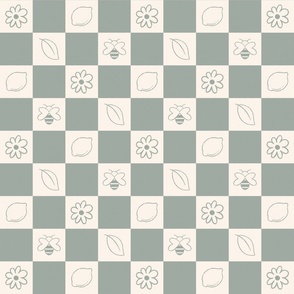 8x8 Checkers Sage