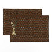 Geometric Triangle Pattern - Rich Brown