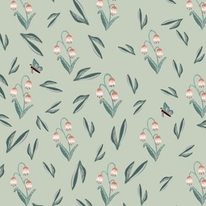 Lily Of The Prairie (Sage) ~ Persephone Collection.