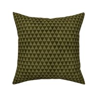 Triangle Geometric - Olive Green