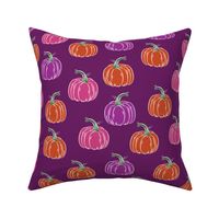 candied pumpkins purple
