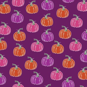 candied pumpkins purple