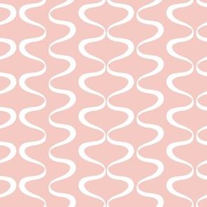 Light pink  gourmet waves - WALLPAPER