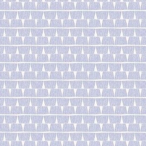 Hand drawn textured lines stripes block print in blue on cream - EXTRA SMALL SCALE