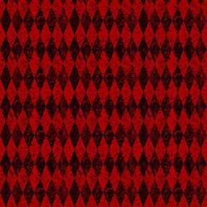 Tiny 1" Textured Black Red Harlequin -- Black White Red Christmas -- 5.99in x 4.99in repeat -- 850dpi (18% of Full Scale)