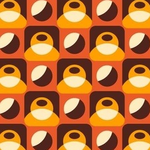 2896 C Small - abstract retro shapes