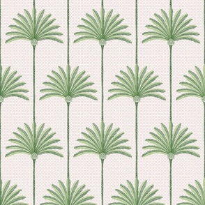 palm stripes/green with texture/medium 