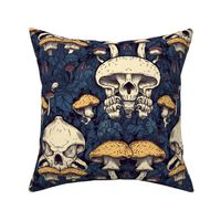 gothic mushroom skulls