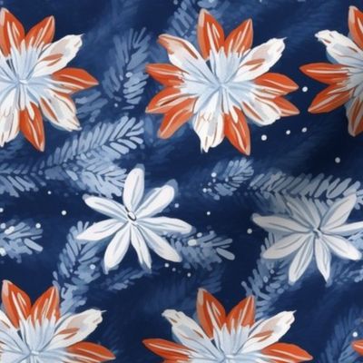 botticelli inspired snowflake flowers 