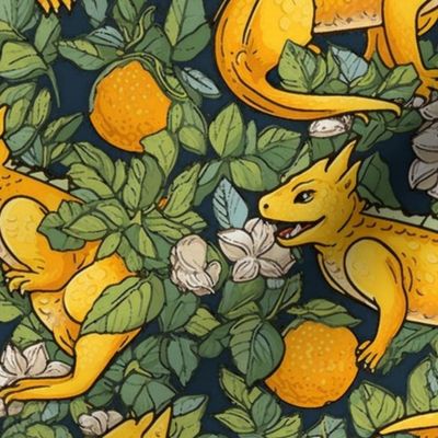 citrus dragon in the grove