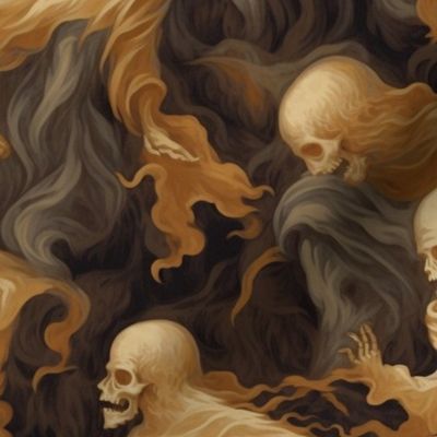grim reaper gothic ghosts inspired by da vinci
