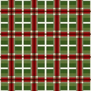 christmas tartan plaid small scale