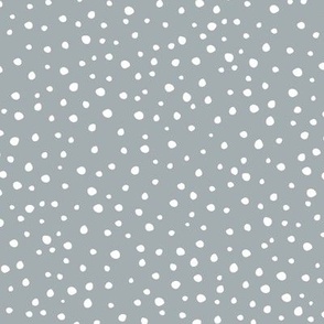 Dark Gray Polka Dot