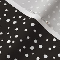 Black and white polka dot