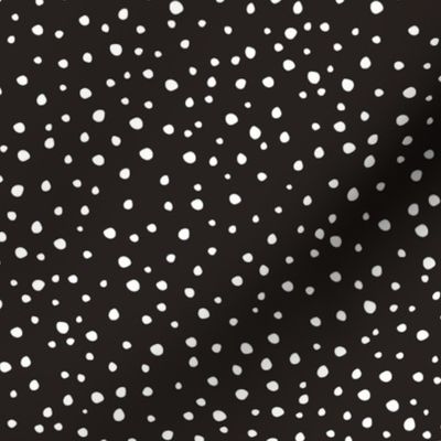 Black and white polka dot