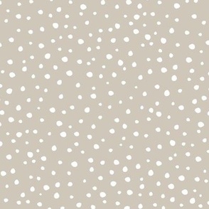 Pastel Gray Polka Dot