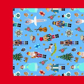 Christmas Nutcracker Tea Towel A