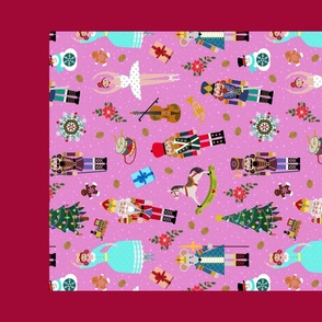 Christmas Nutcracker Tea Towel P