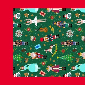 Christmas Nutcracker Tea Towel G