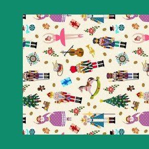 Christmas Nutcracker Tea Towel C