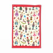 Christmas Nutcracker Tea Towel C02