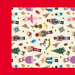 Christmas Nutcracker Tea Towel C02