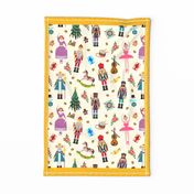 Christmas Nutcracker Tea Towel C04