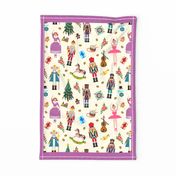 Christmas Nutcracker Tea Towel C05