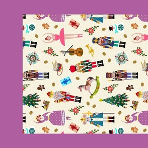 Christmas Nutcracker Tea Towel C05