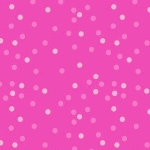 Cute Barbie Polka Dot Coordinating Ditsy Blender Print in All Pink