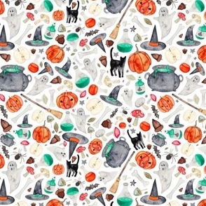 Halloween Autumn Pattern  (medium)